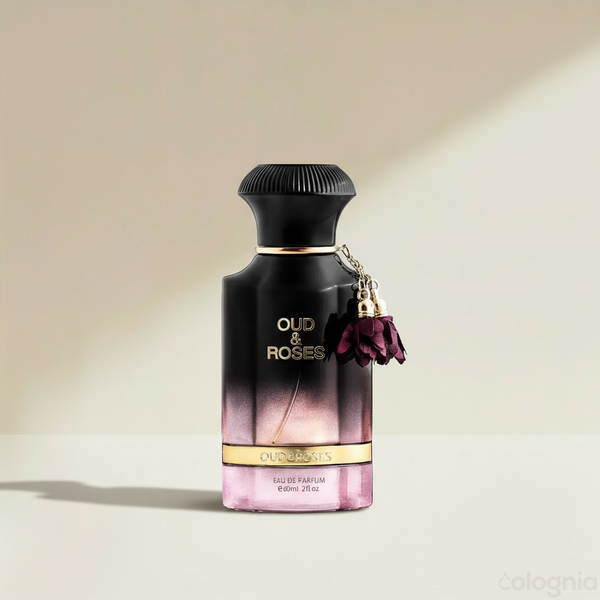 Oud & Roses luxe parfumfles van Ahmed Al Maghribi